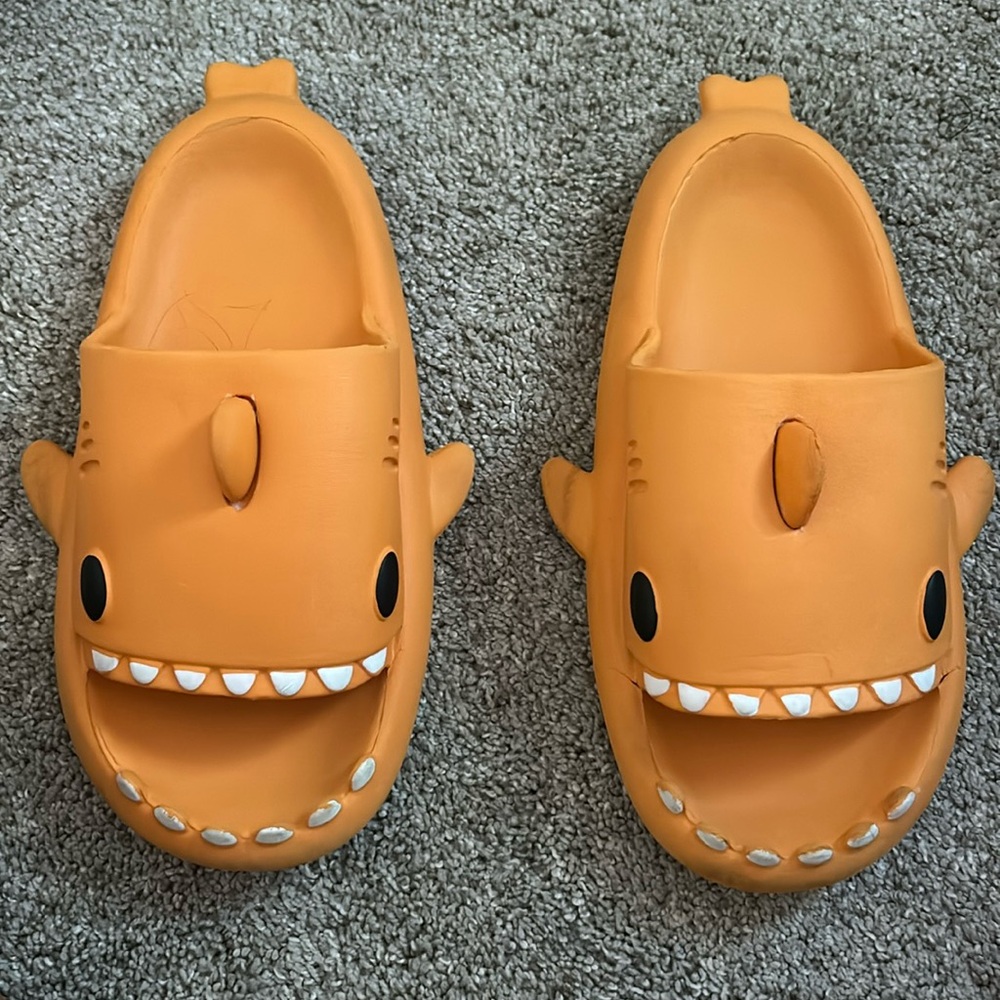 Shark slides orange very popular